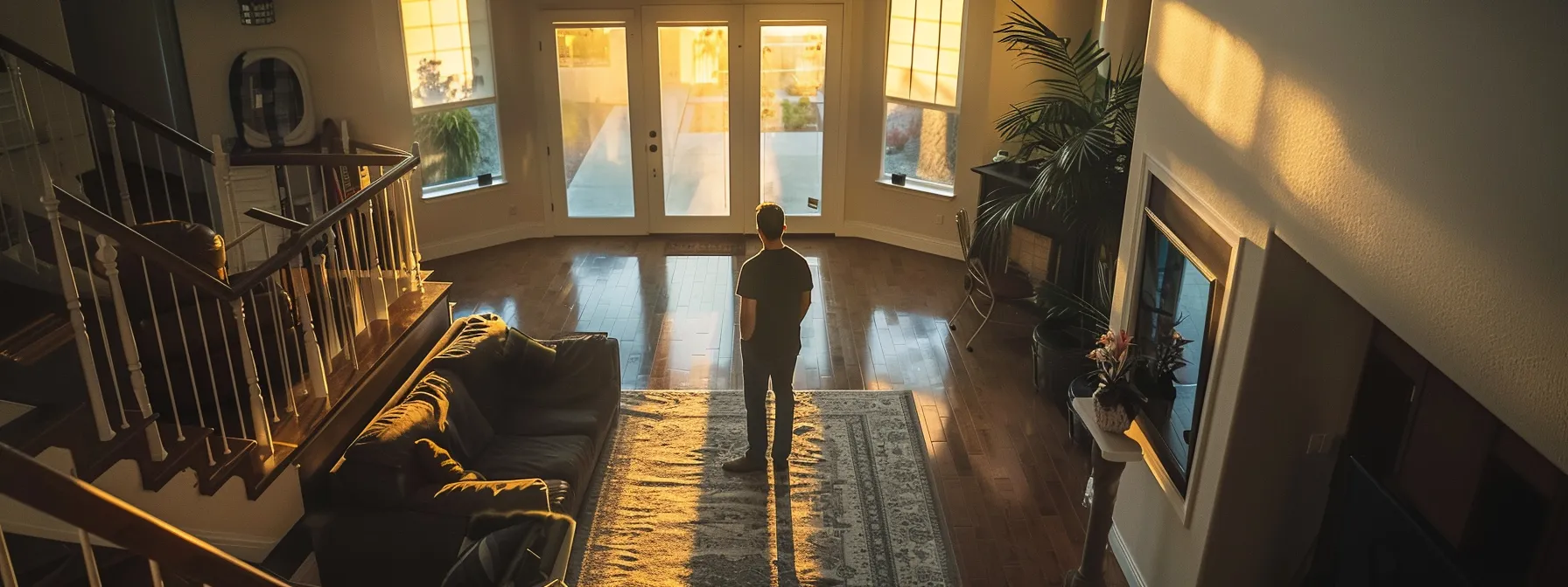 a professional appraiser assessing a home's condition in san diego.