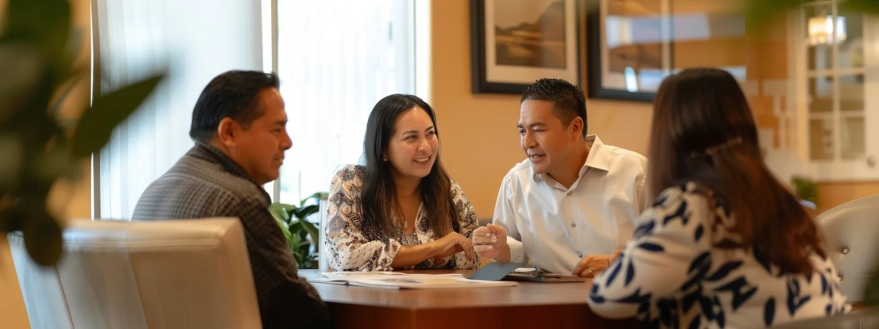 san diego experts discussing home loan programs with clients.