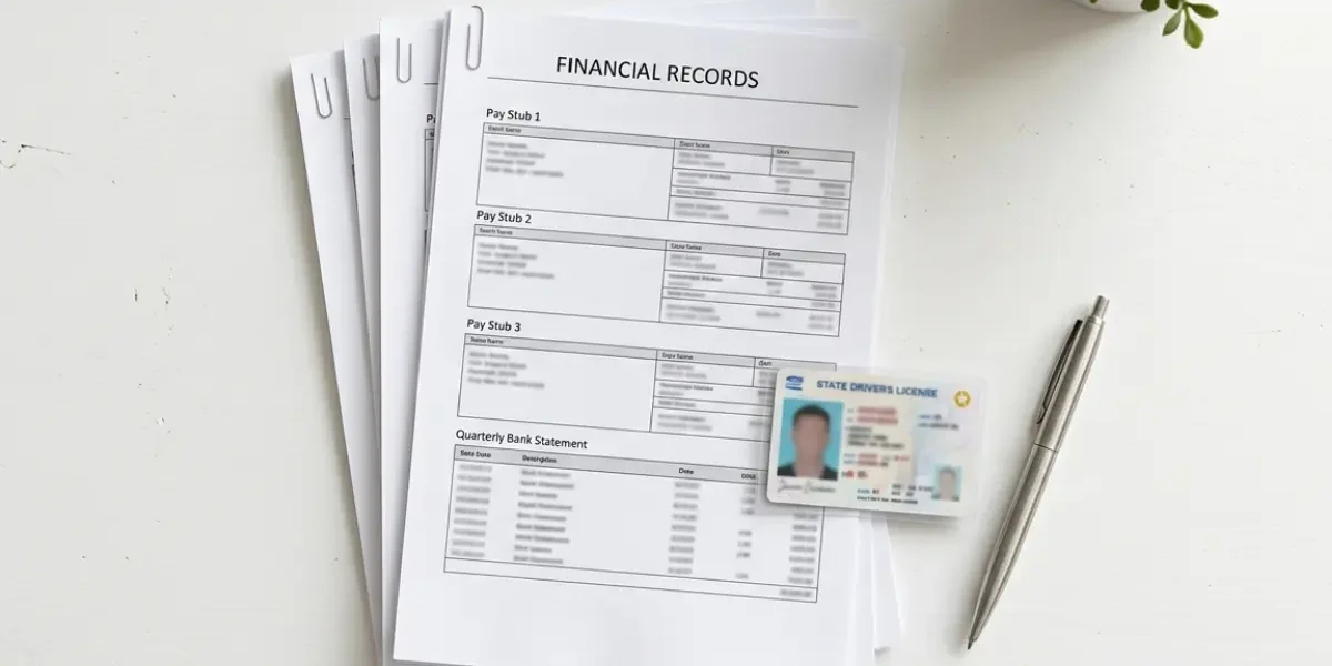 VA loan application documents checklist for San Diego military home buyers including pay stubs and bank statements